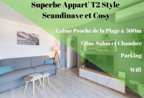 Apartment T2 Confort - Calme - Proche plage